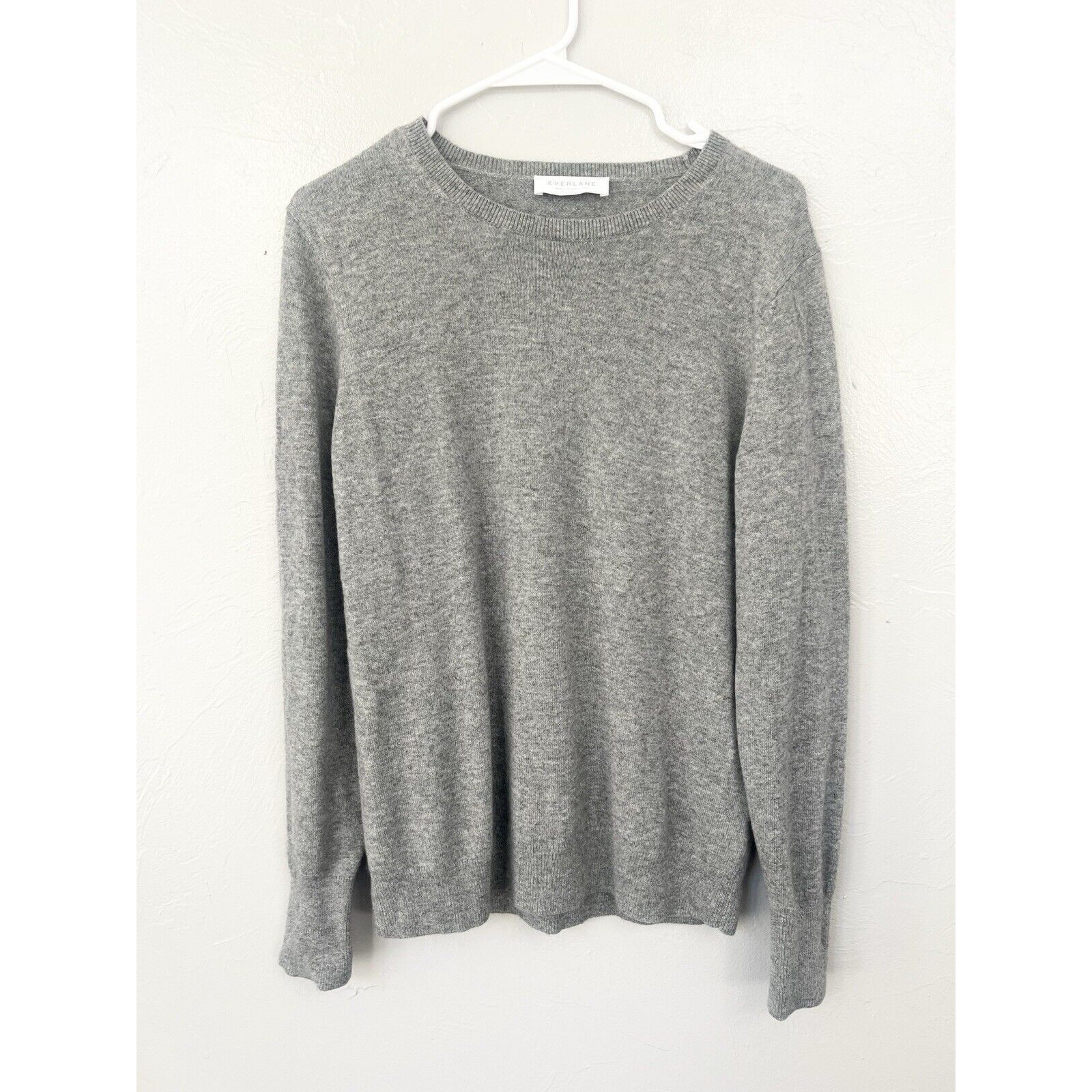 Everlane Gray Crew Neck Sweater